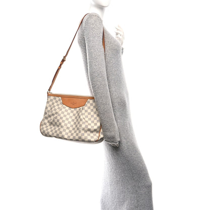 Louis Vuitton Damier Azur Siracusa MM 2 of 10