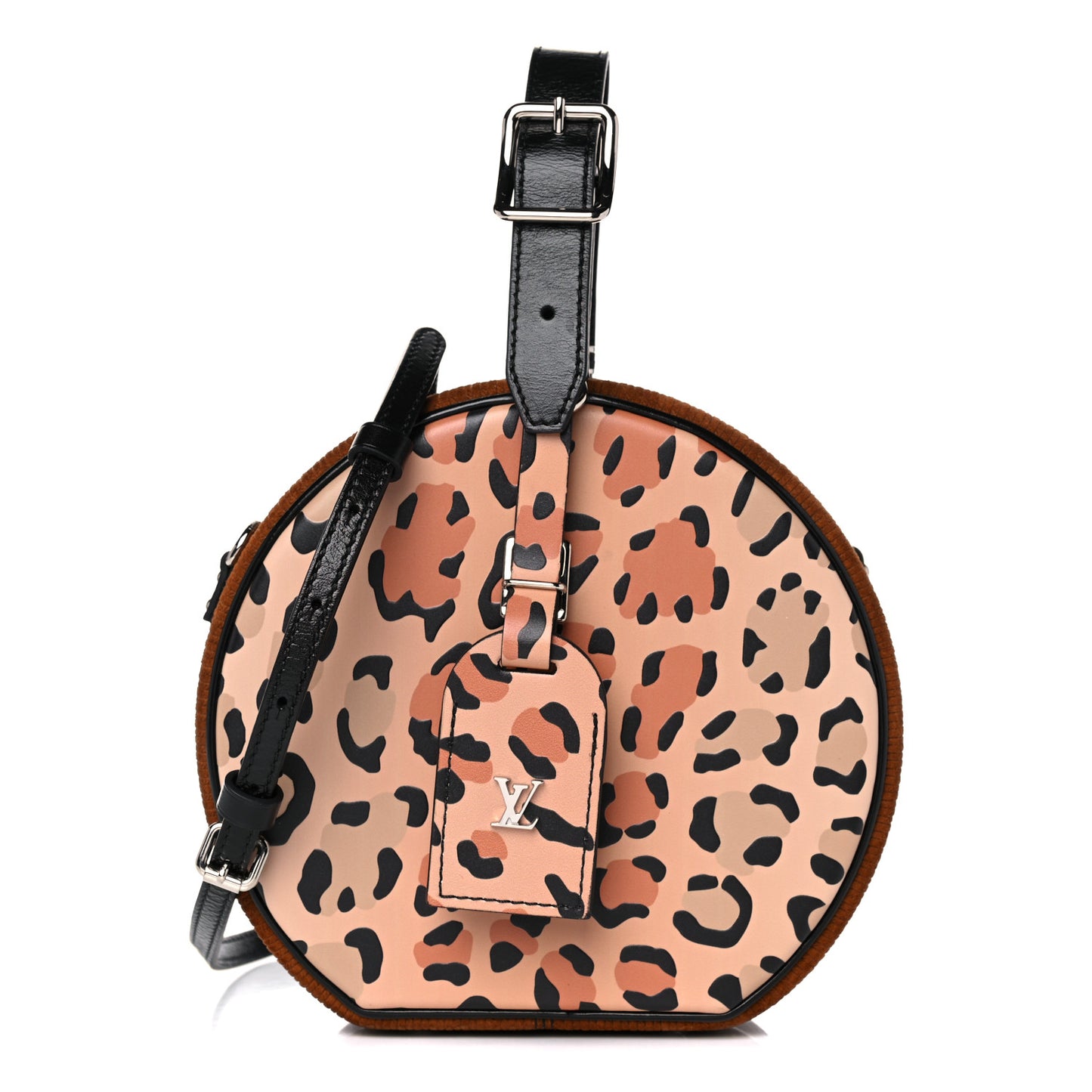 Reverse Monogram Leopard Petite Boite Chapeau