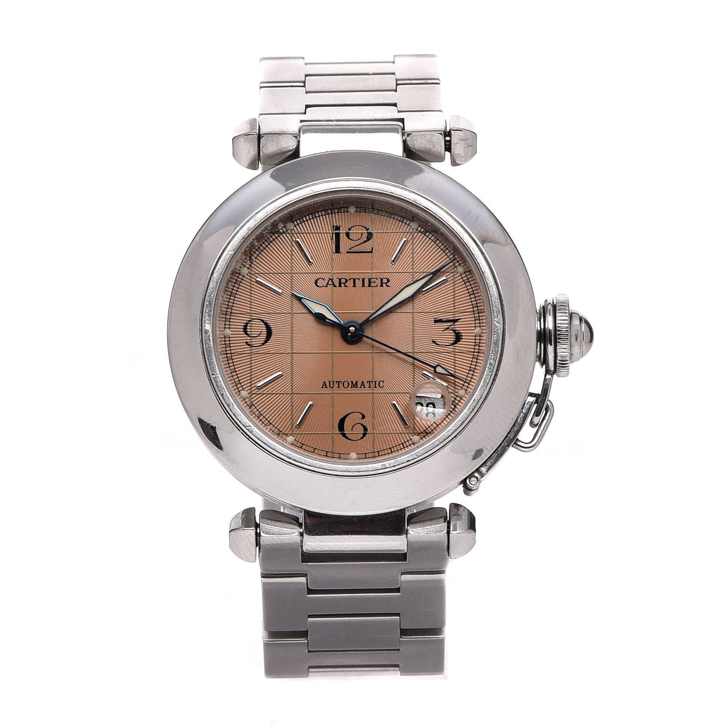Stainless Steel 35mm Pasha C Automatic Watch Pink
