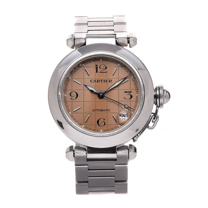 Cartier Stainless Steel 35mm Pasha C Automatic Watch Pink 2 of 8