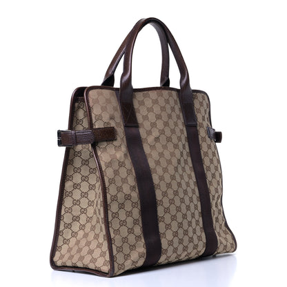 Gucci Monogram Vertical Tote Dark Brown 2 of 9