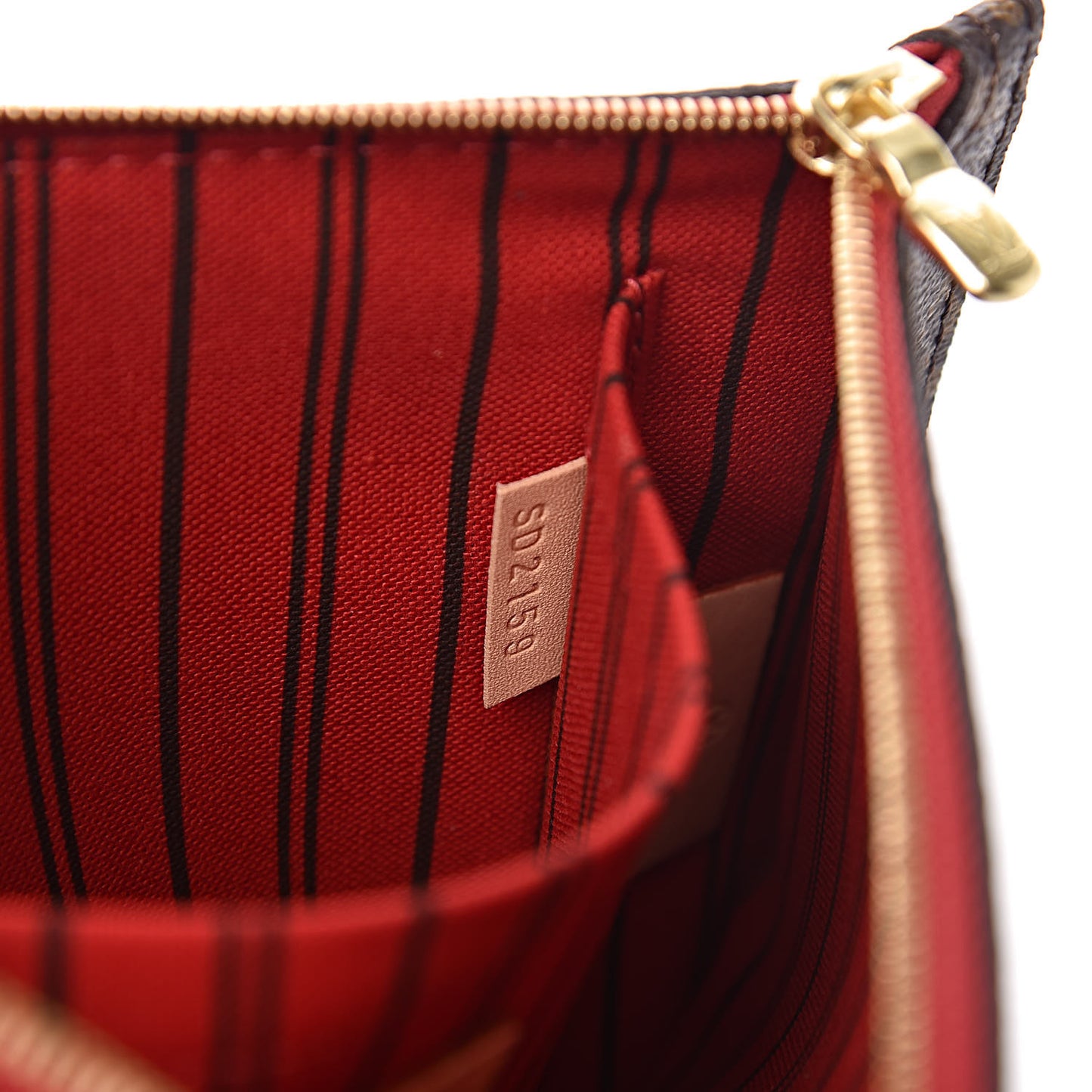 Monogram Neverfull MM GM Pochette Cherry