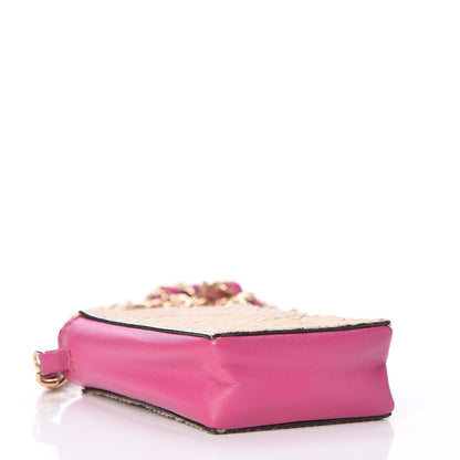 Chanel Lambskin Pony Hair Cigarette Case Pink 5 of 8