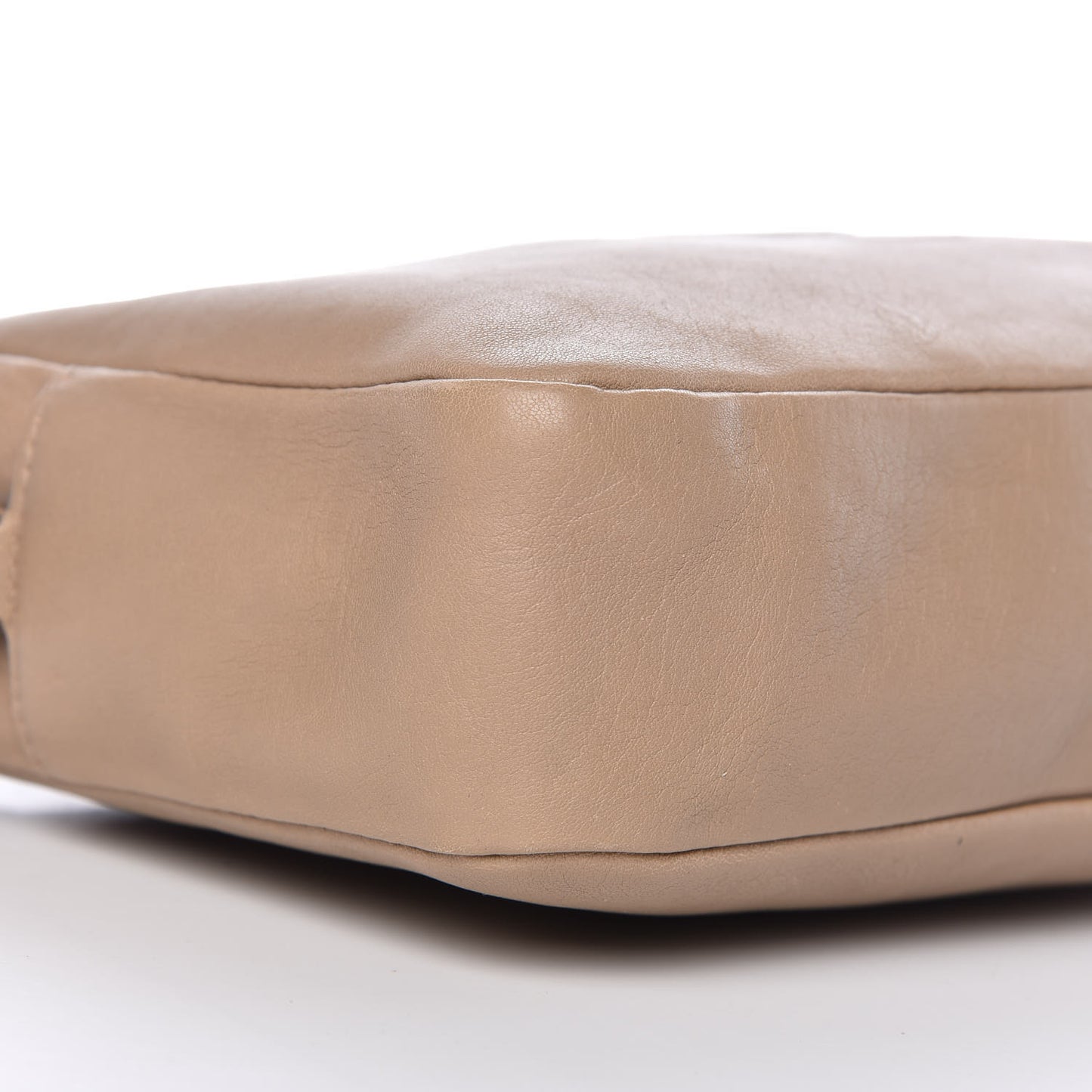 Lambskin Monogram Small Lou Camera Bag Beige