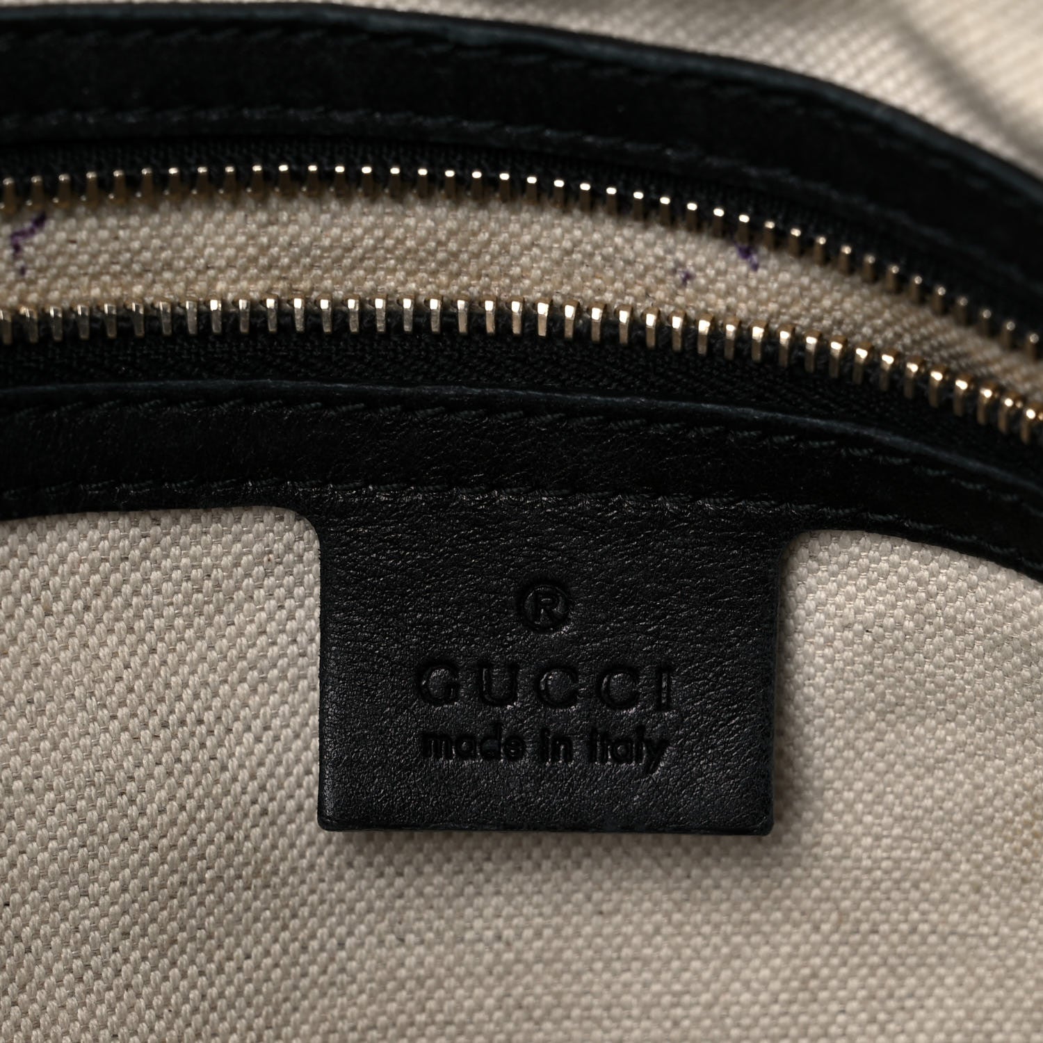 Gucci Guccissima Medium Bree Foldover Tote Black 6 of 26