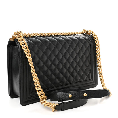 Chanel Caviar Quilted New Medium Boy Flap Black 3 of 10