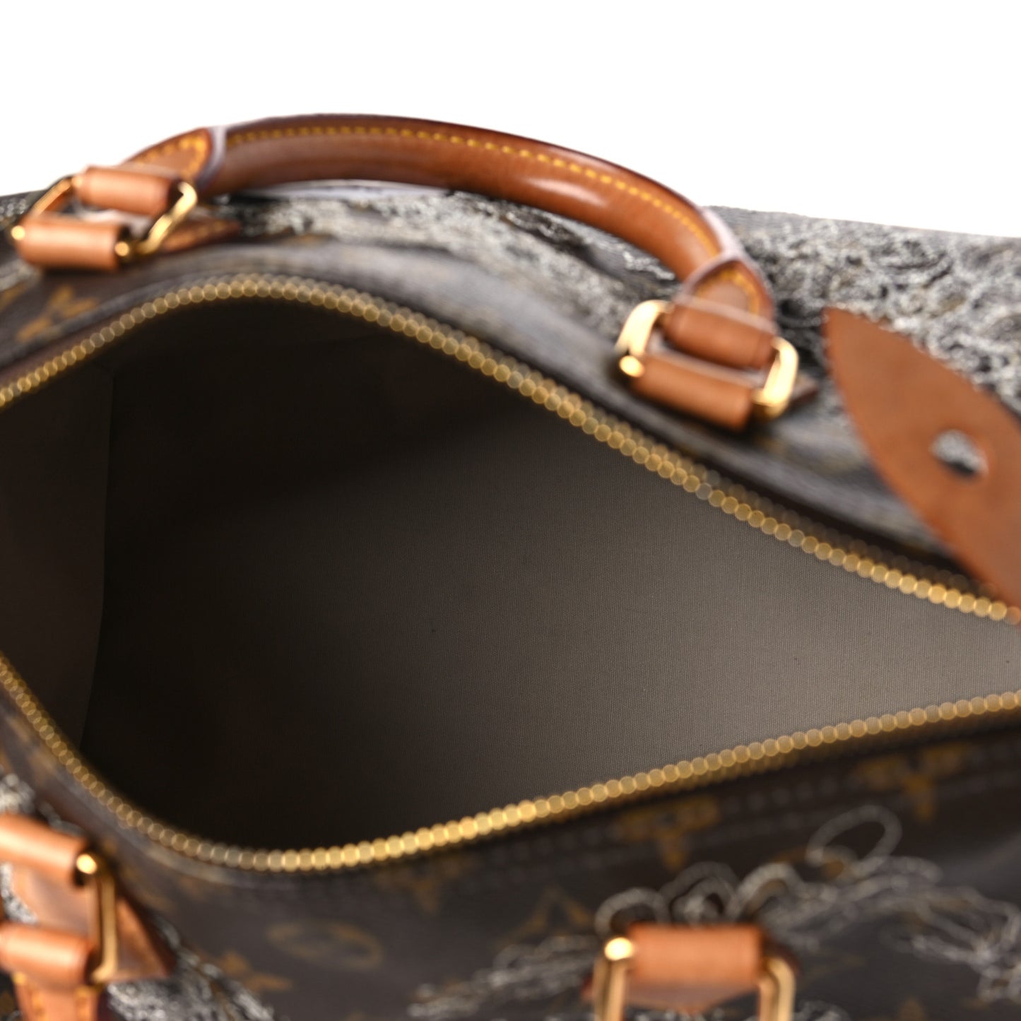 Monogram Dentelle Speedy 30 Silver