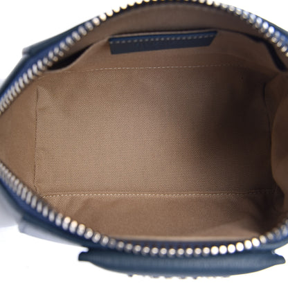 Givenchy Sugar Goatskin Small Antigona Beauty Wristlet Blue Mineral 5 of 7