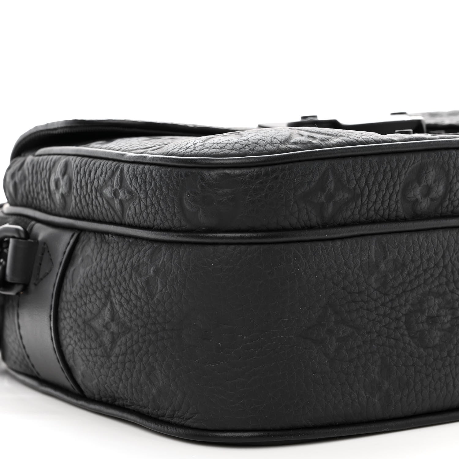 Louis Vuitton Taurillon Monogram S Lock Messenger Black 8 of 10