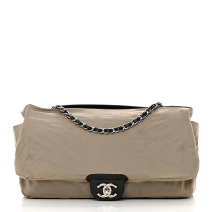 Chanel Lambskin Quilted Jumbo Coco Rain Flap Black 3 of 24