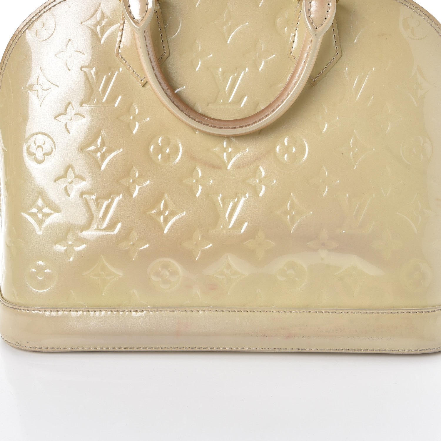Louis Vuitton Vernis Alma PM Blanc Corail 14 of 28
