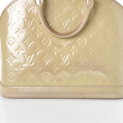 Louis Vuitton Vernis Alma PM Blanc Corail 14 of 28