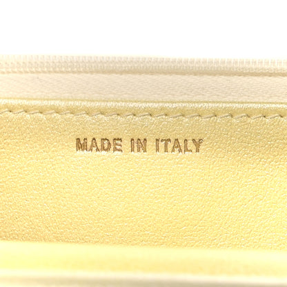 Chanel Cloudy Pearly Goatskin Quilted Wallet on Chain WOC Jaune 7 of 12