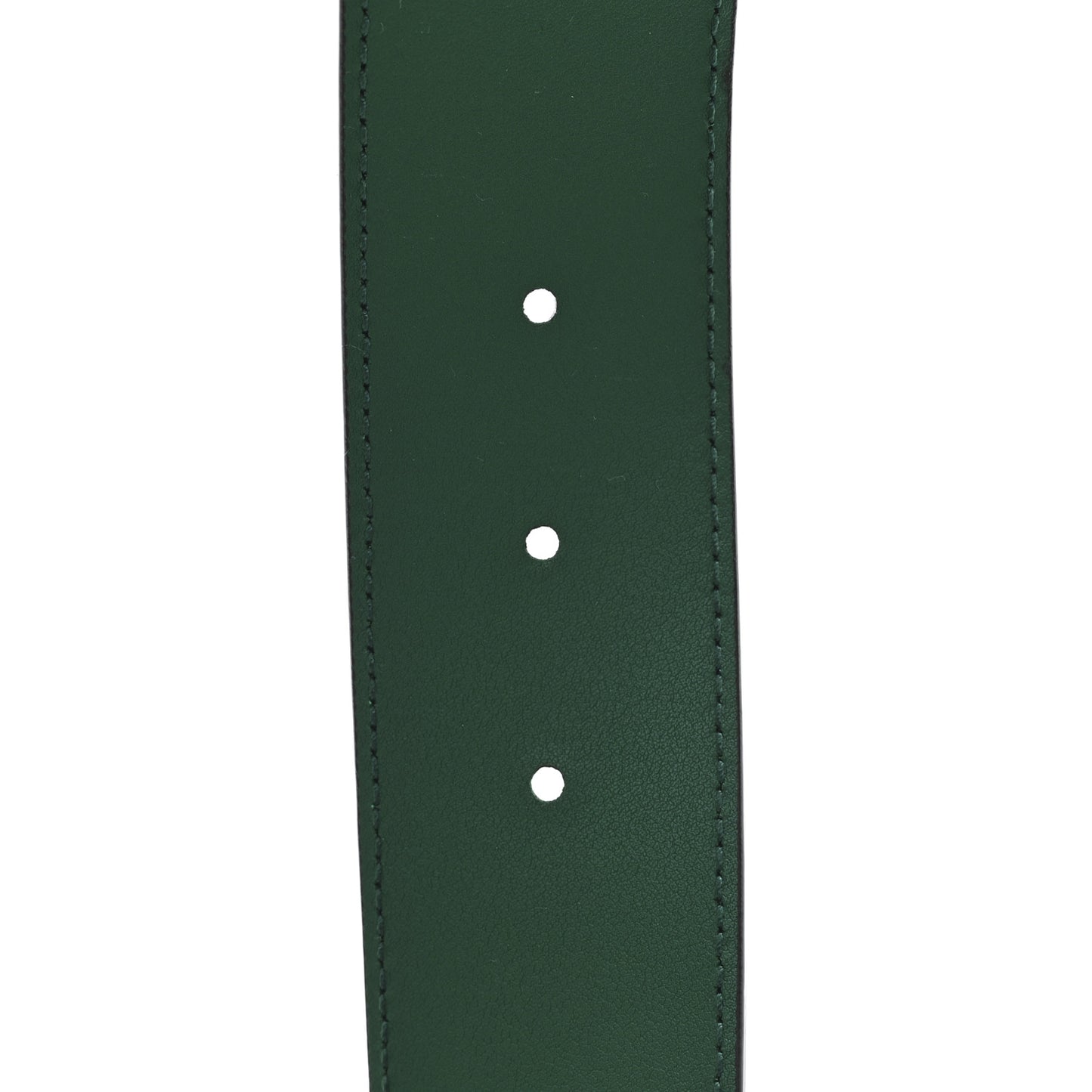 Calfskin Ceramic Glass Double G 40mm Belt 90 36 Emerald Multicolor