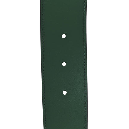 Gucci Calfskin Ceramic Glass Double G 40mm Belt 90 36 Emerald Multicolor 4 of 4