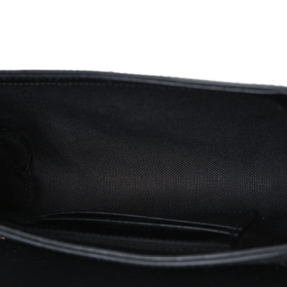 Gucci GG Supreme Monogram Web Mini Flap Messenger Black Grey 5 of 10