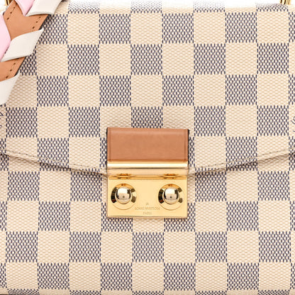 Louis Vuitton Damier Azur Braided Croisette Rose 10 of 12