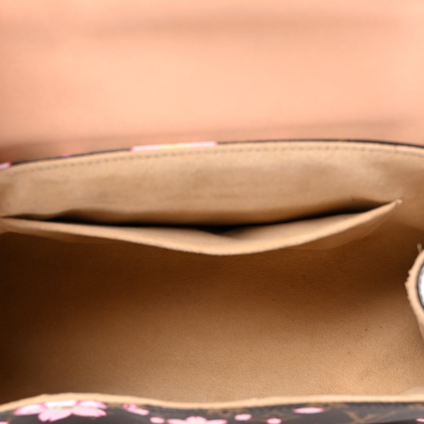 Monogram Cherry Blossom Sac Retro Bag Brown