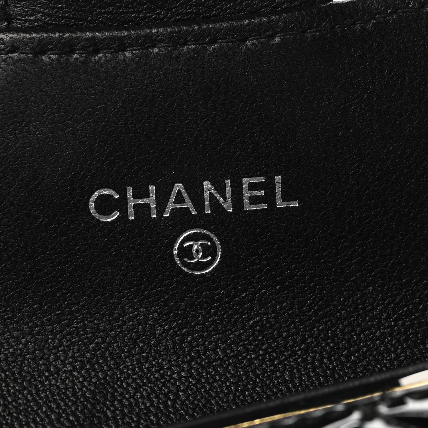 Chanel Patent Quilted Flap Card Holder Black 6 of 9