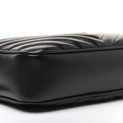 Saint Laurent Calfskin Matelasse Monogram Lou Camera Bag Black 6 of 17