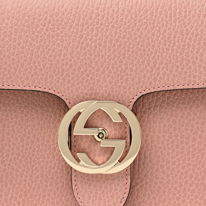 Gucci Dollar Calfskin Small Interlocking G Shoulder Bag Soft Pink 8 of 10