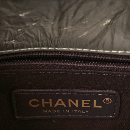 Chanel Metallic Aged Calfskin Quilted Mini Coco Handle Flap Gold 6 of 11
