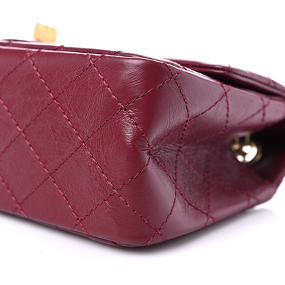 Chanel Aged Calfskin Quilted 2.55 Reissue Mini Flap Red 9 of 9