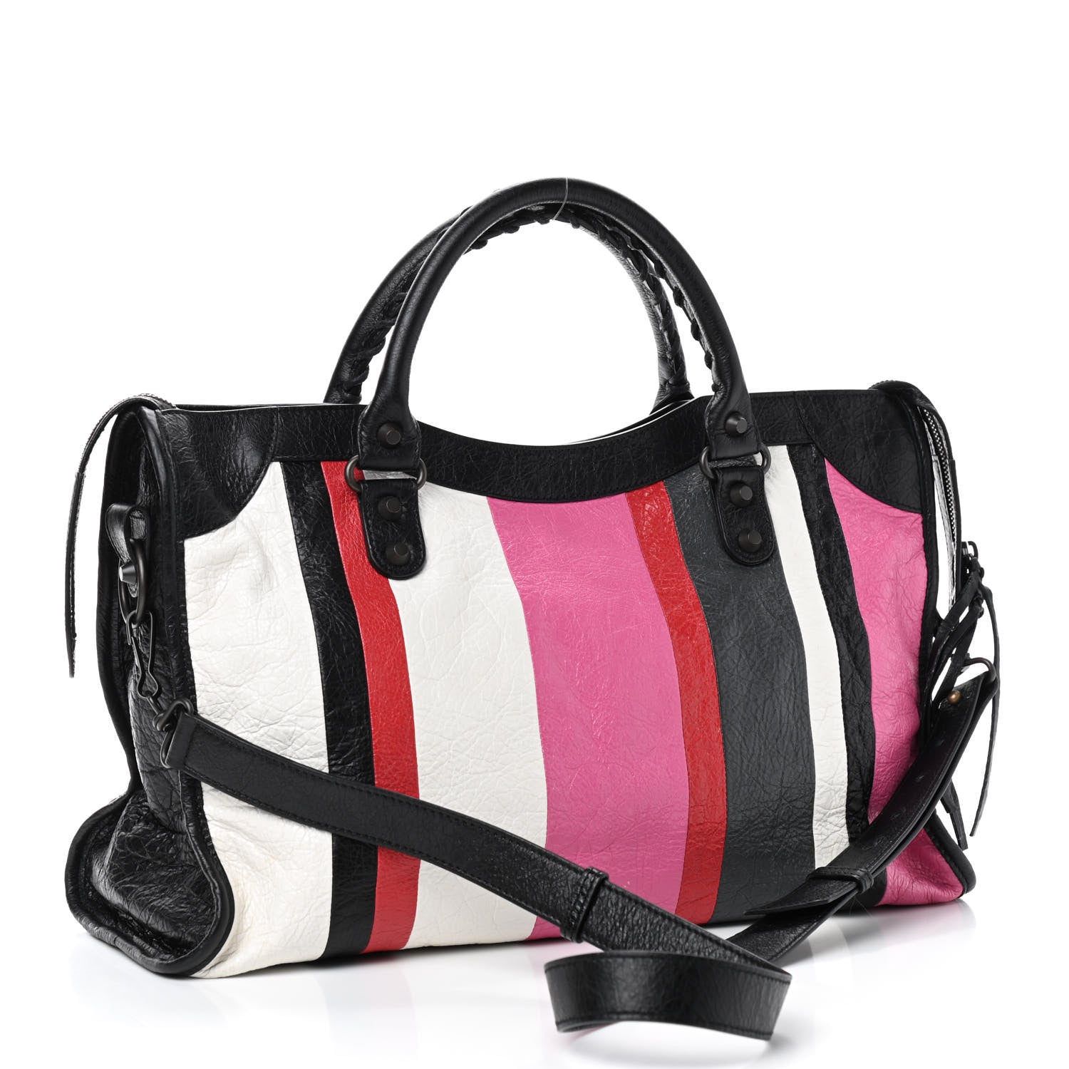 Balenciaga Agneau Arena Multicolore Classic Hardware City Rose Gris White Black Rouge 3 of 9