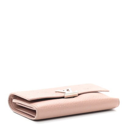 Louis Vuitton Taurillon Perforated Capucines Compact Wallet Magnolia 4 of 9