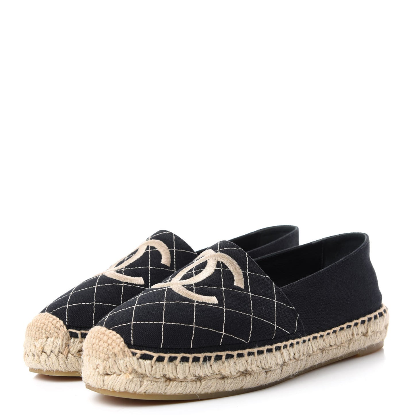 Fabric Biarritz CC Espadrilles 37 Black