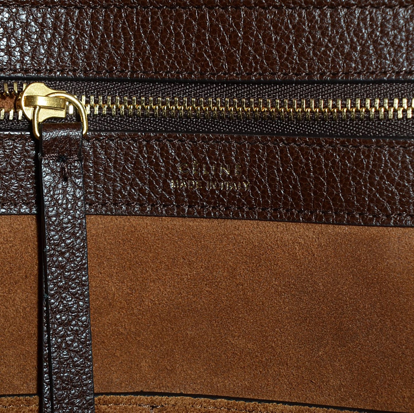 Soft Grained Calfskin Medium Cabas Phantom Brown