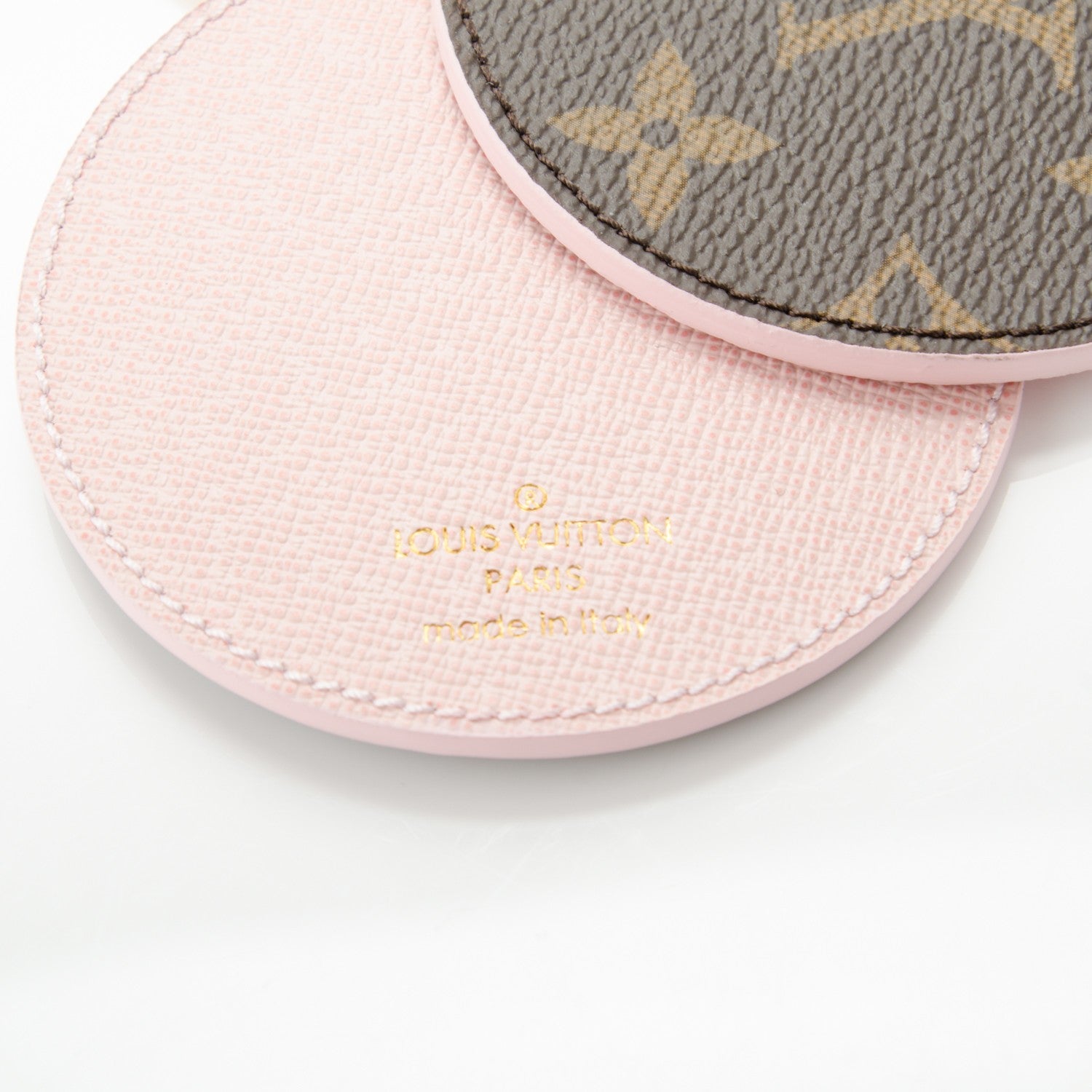 Louis Vuitton Monogram LV Mirror Bag Charm Key Holder Rose Ballerine 6 of 7