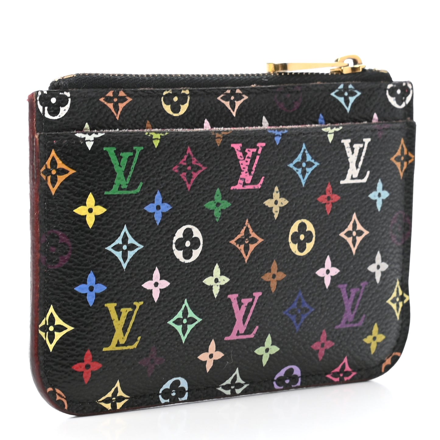 Monogram Multicolor Key Pouch Black Grenade