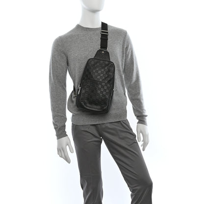 Louis Vuitton Damier Infini Avenue Sling Bag Onyx 2 of 10