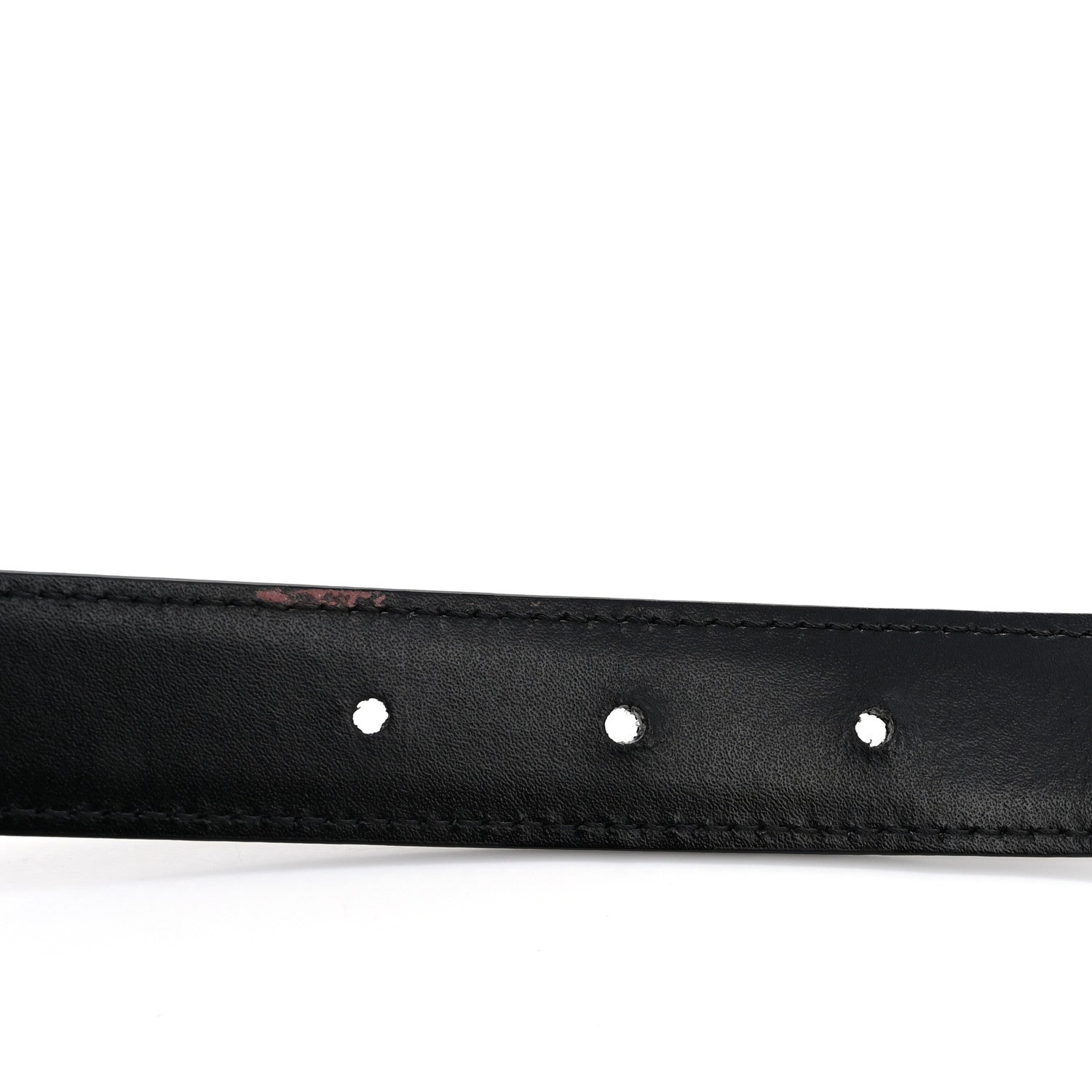 Celine Box Calfskin Small 25mm Triomphe Belt 75 30 Black 6 of 11