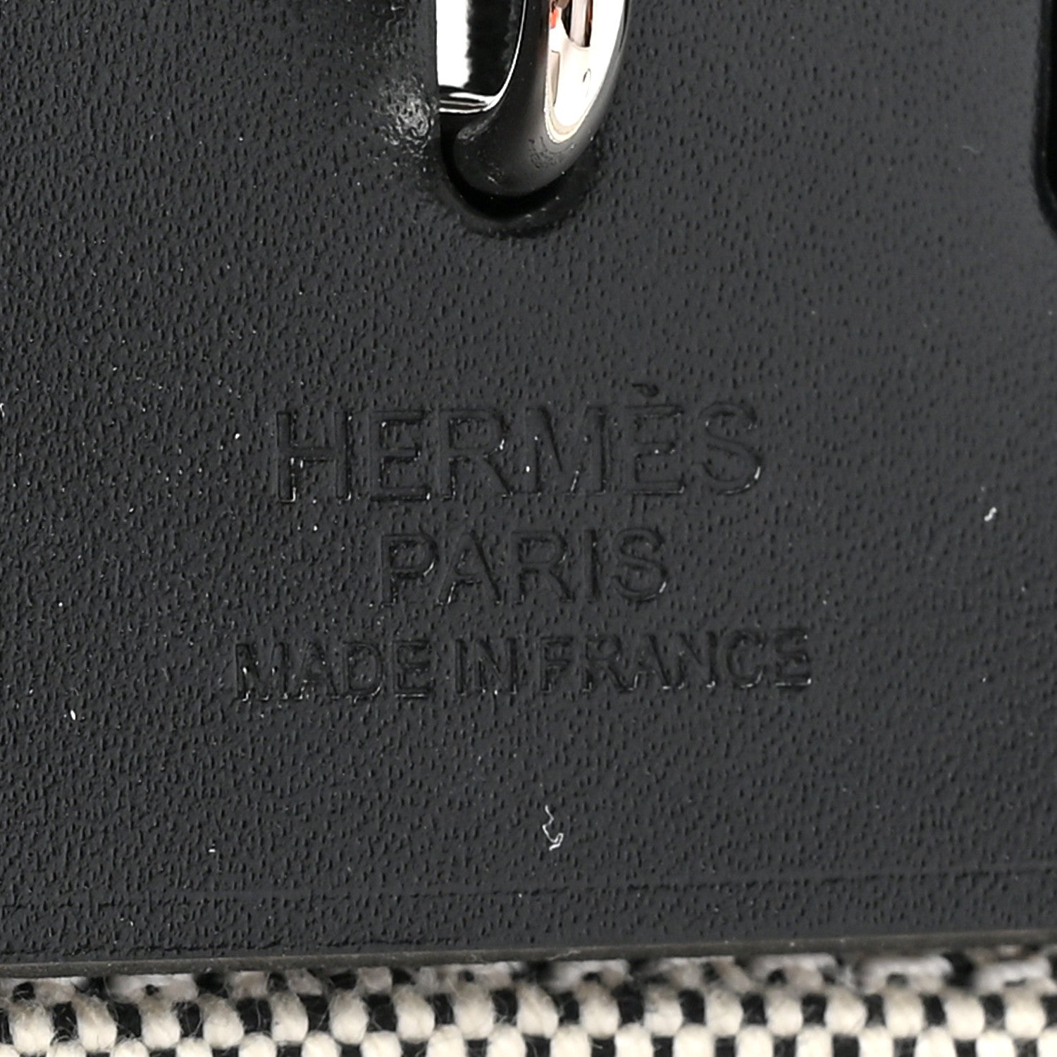 Hermes Vache Hunter Criss Viking Herbag Zip Retourne 31 PM Ecru Black 8 of 11