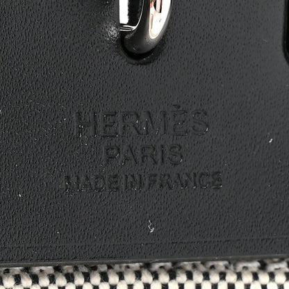 Hermes Vache Hunter Criss Viking Herbag Zip Retourne 31 PM Ecru Black 8 of 11