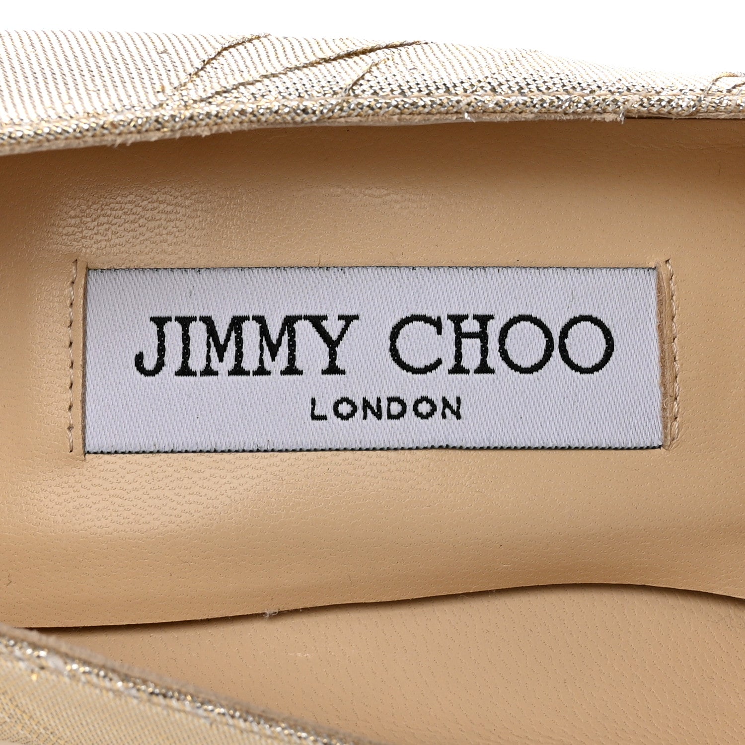 Jimmy Choo Metallic Lame Anouk 120 Pumps 36 Gold 7 of 12