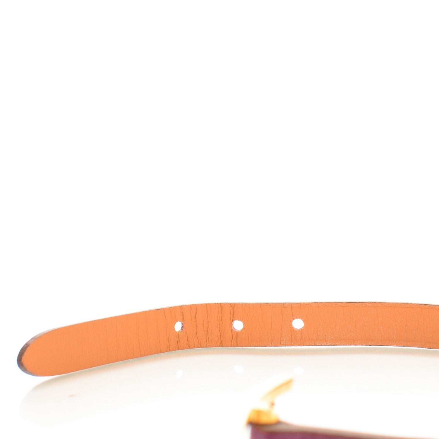 Hermes Tadelakt Hapi Simple Tour Bracelet Violet S 6 of 7
