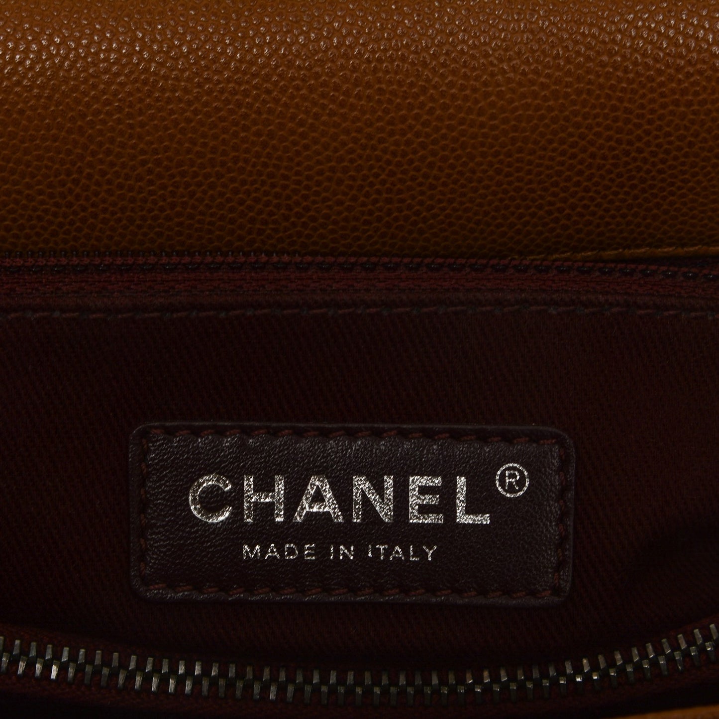 Caviar Quilted Medium Coco Handle Flap Camel