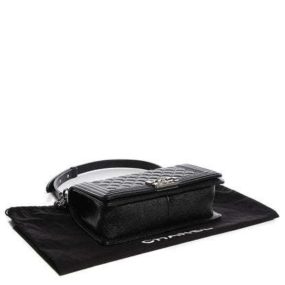 Chanel Caviar Quilted Medium Boy Flap Black 4 of 9