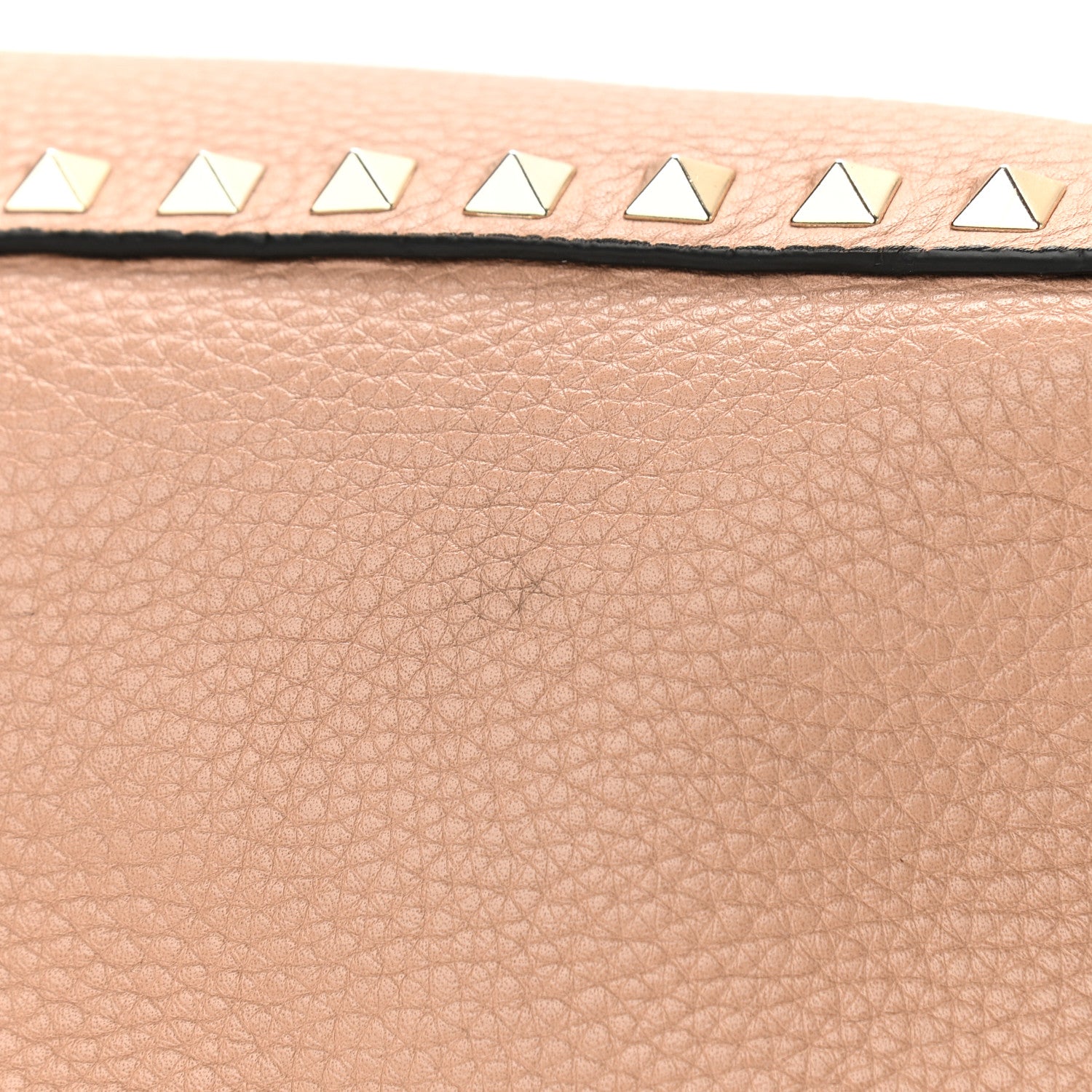 Valentino Garavani Pebbled Calfskin Medium Rockstud Tote Skin Sorbet 9 of 10