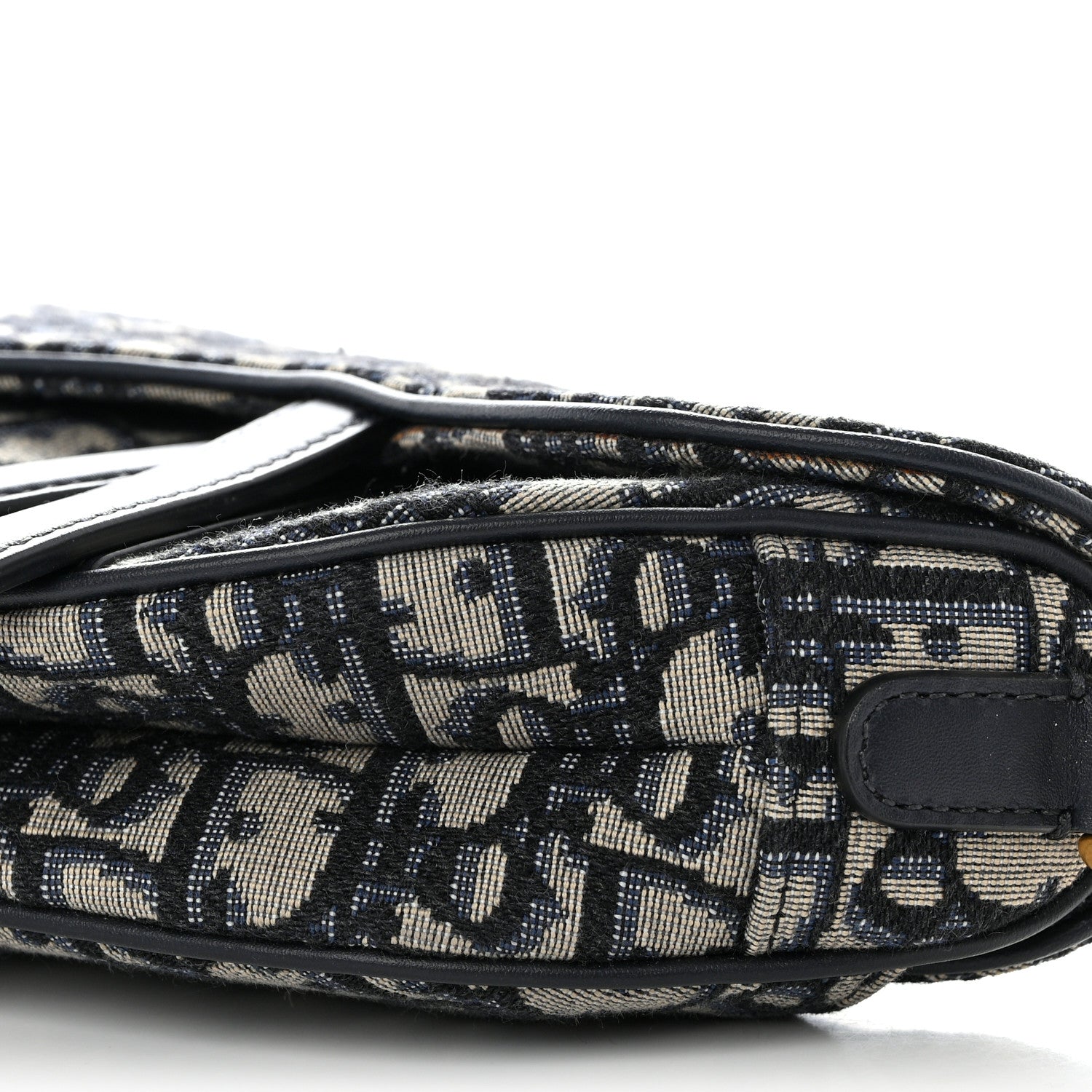 Christian Dior Oblique Mini Saddle Bag Blue 10 of 10
