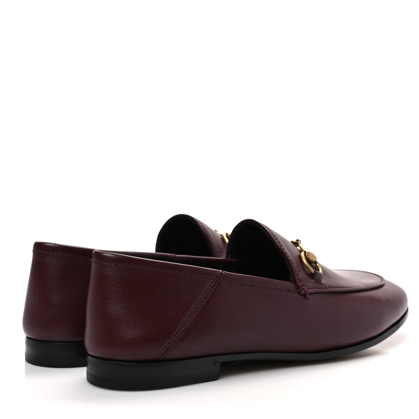 Lambskin Womens Brixton Horsebit Loafers 39 Vintage Bordeaux