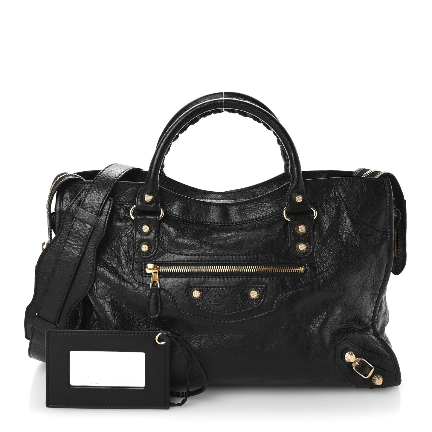 Agneau Giant 12 Gold Hardware City Black