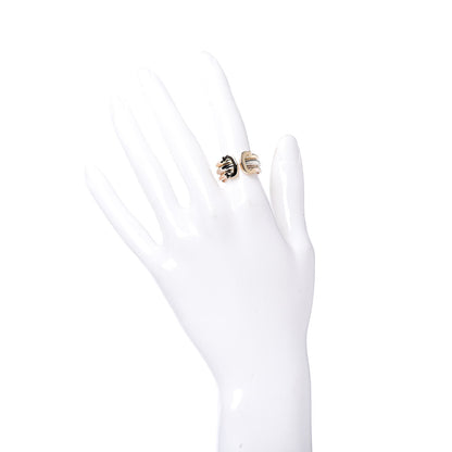 Cartier 18K Pink Yellow White Gold C De Ring 52 6 2 of 4