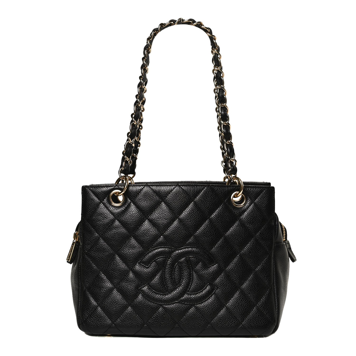 Chanel Caviar Quilted Petit Timeless Tote PTT Black 1 of 10