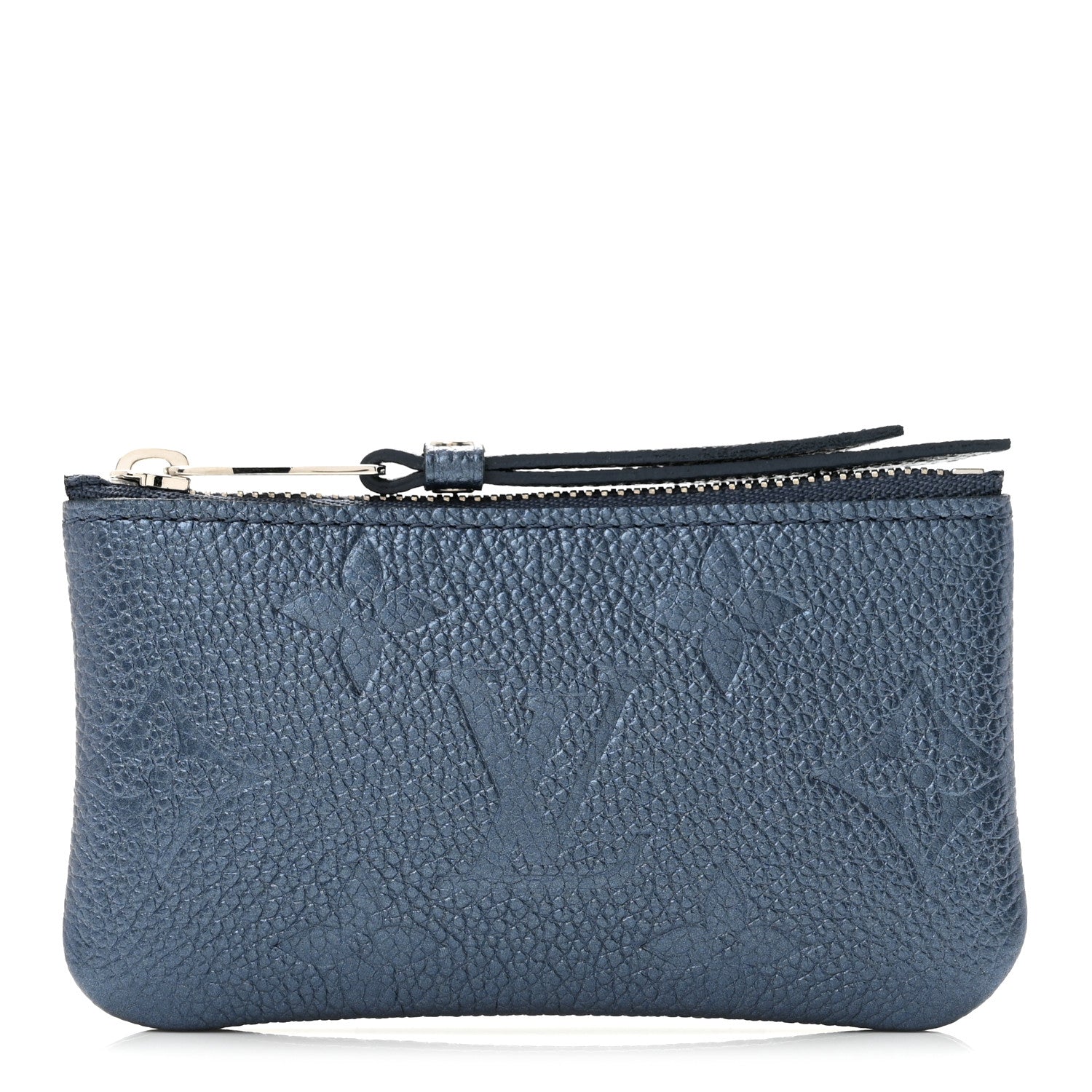 Louis Vuitton Metallic Empreinte Monogram Giant Key Pouch Navy Nacre 1 of 8