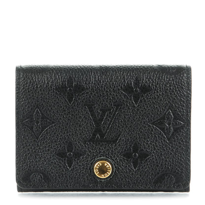 Louis Vuitton Empreinte Business Card Holder Black 1 of 8