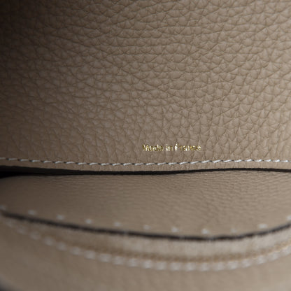 Delvaux Taurillon Pin Daily Surpique Bucket Sand 9 of 10